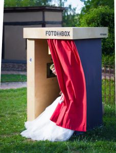 Fotobox bei einer Hochzeit