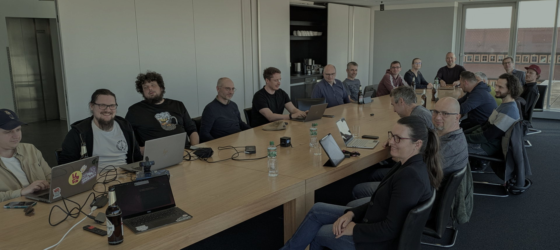 Teilnehmende des Webmontags